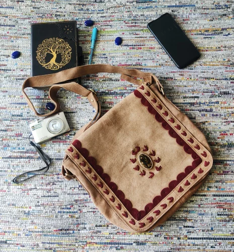 Suede Handbags