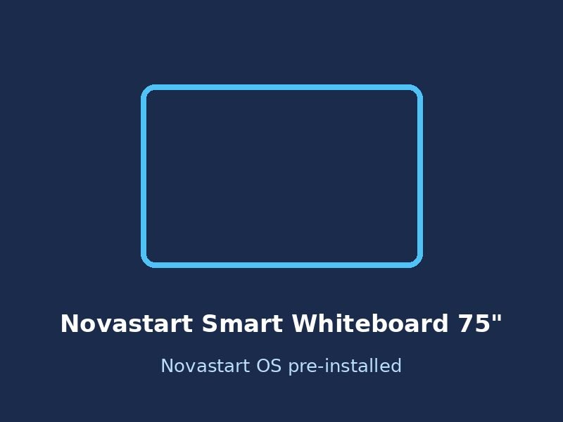 Novastart Smart Whiteboard 75"