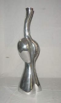 Flower Vases, Material :  Metal, Color : Silver