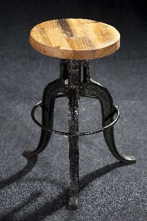 Wooden And Metal Stools