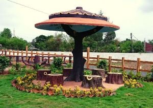 Wooden gazebo