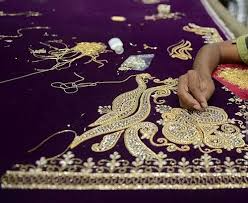 zari work on cloths