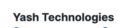 Yash Technologies